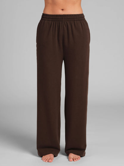 Luxe Terry Lightweight Straight Leg Pants