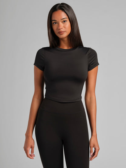 ComfrtCoreâ„?Crop Tee