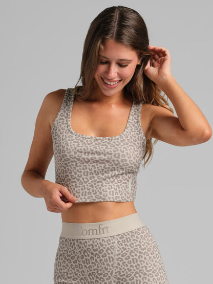 Rib Contour Crop Tank