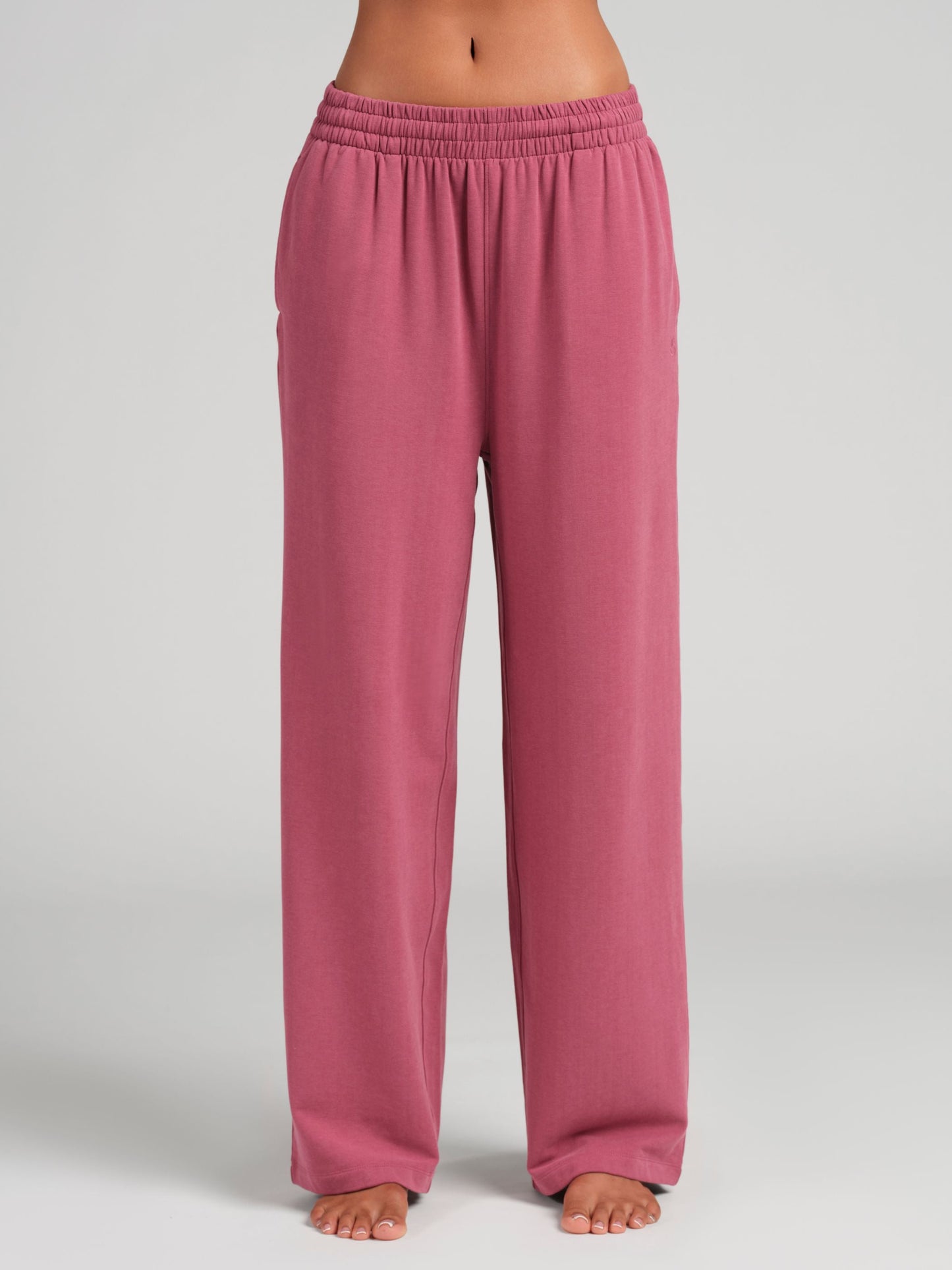Luxe Terry Lightweight Straight Leg Pants