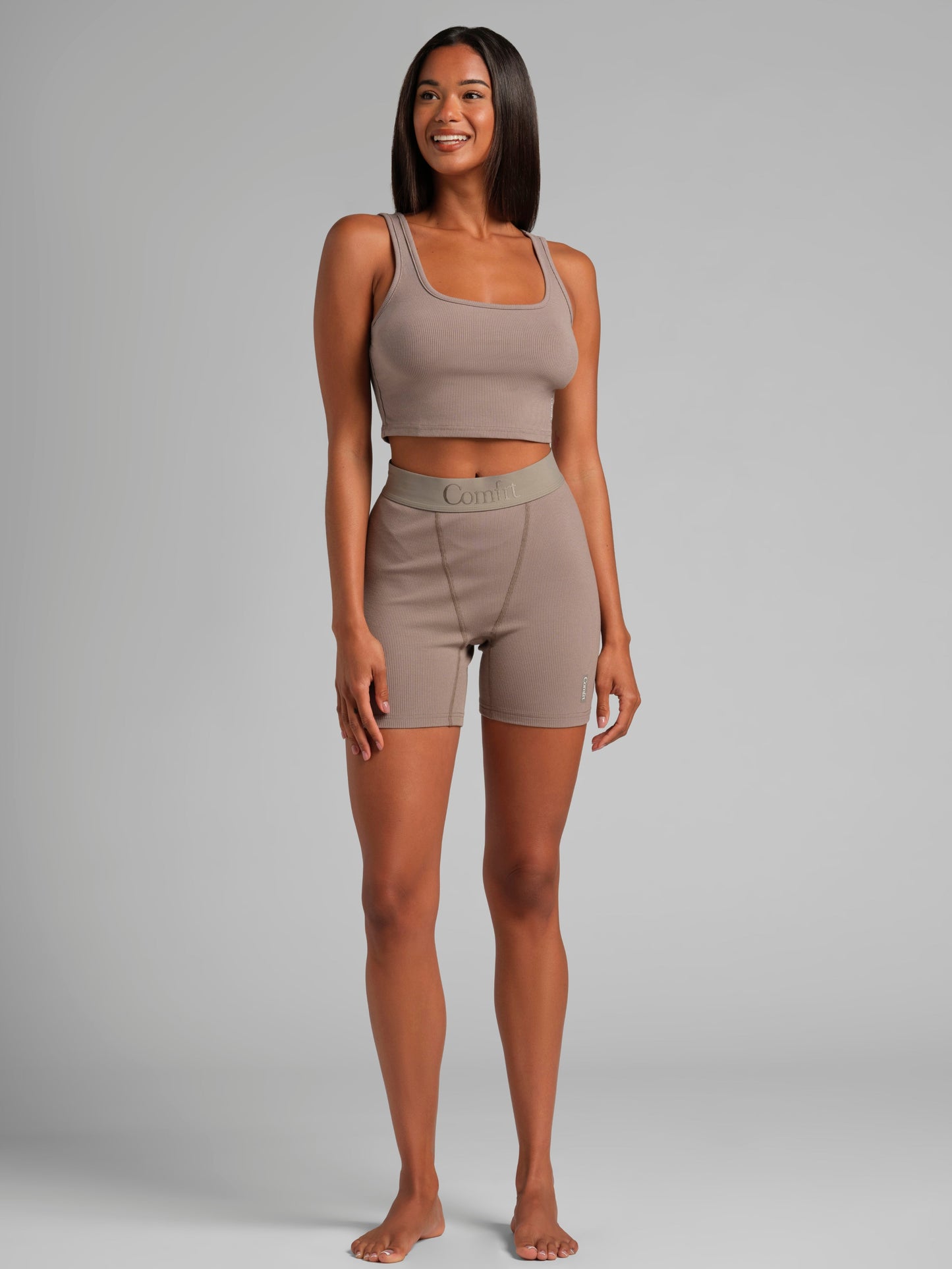 Rib Contour Crop Tank