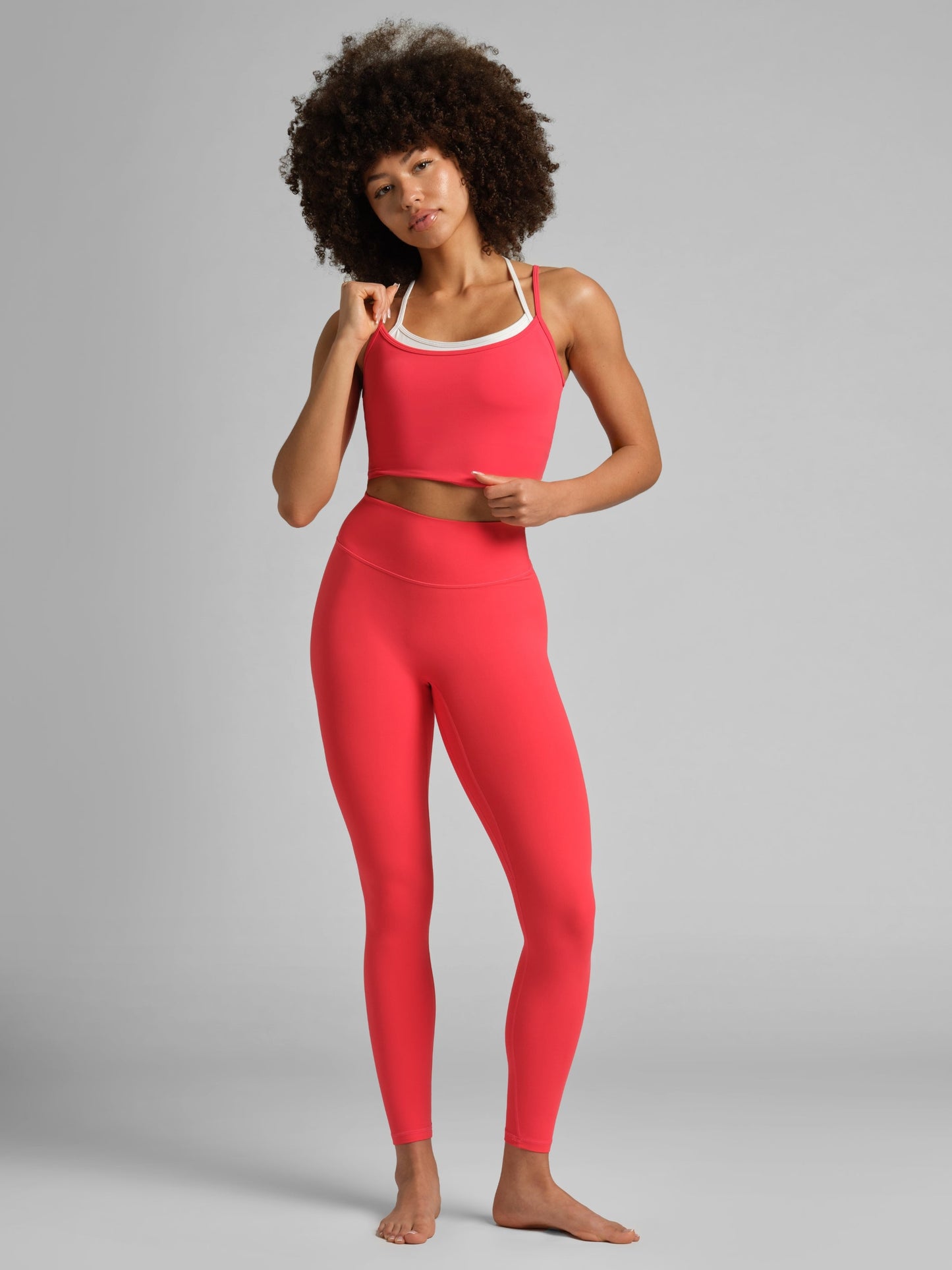 ComfrtCoreâ„?Double Layer Crop Tank
