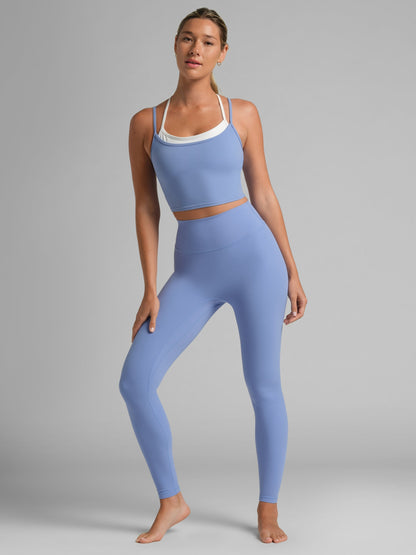 ComfrtCoreâ„?Double Layer Crop Tank