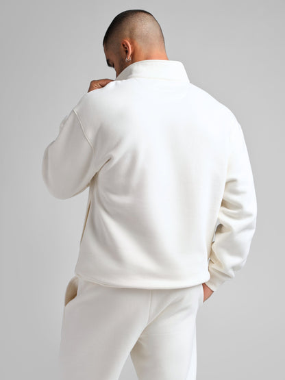 Basic Quarter Zip Mock Neck