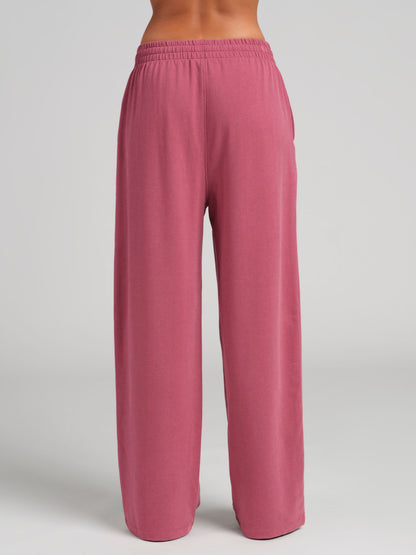 Luxe Terry Lightweight Straight Leg Pants