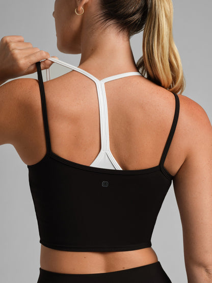 ComfrtCoreâ„?Double Layer Crop Tank
