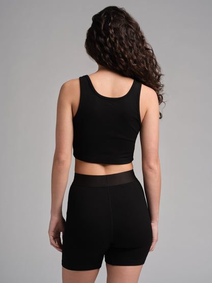 Rib Contour Crop Tank