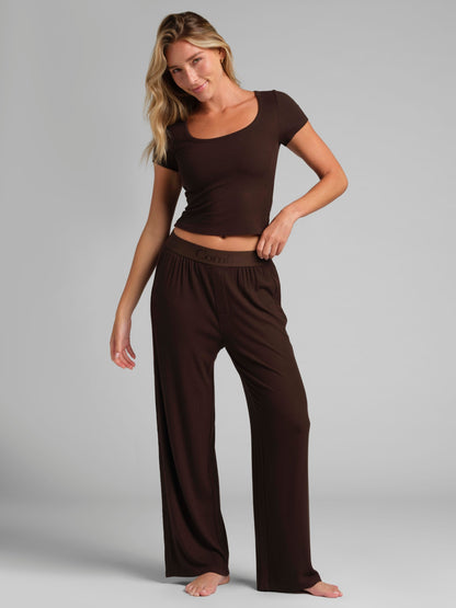 Slinky Rib Lounge Pant