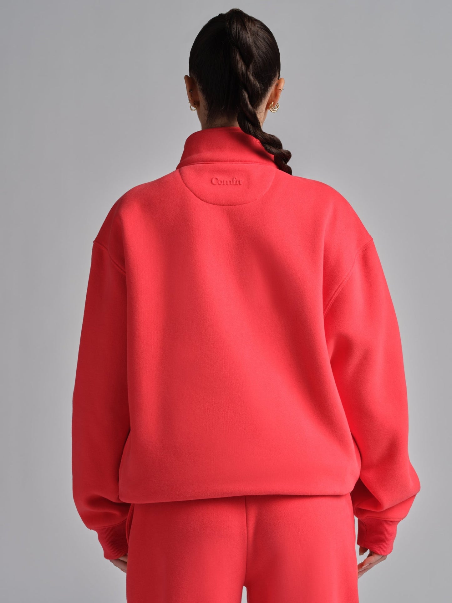 Basic Quarter Zip Mock Neck