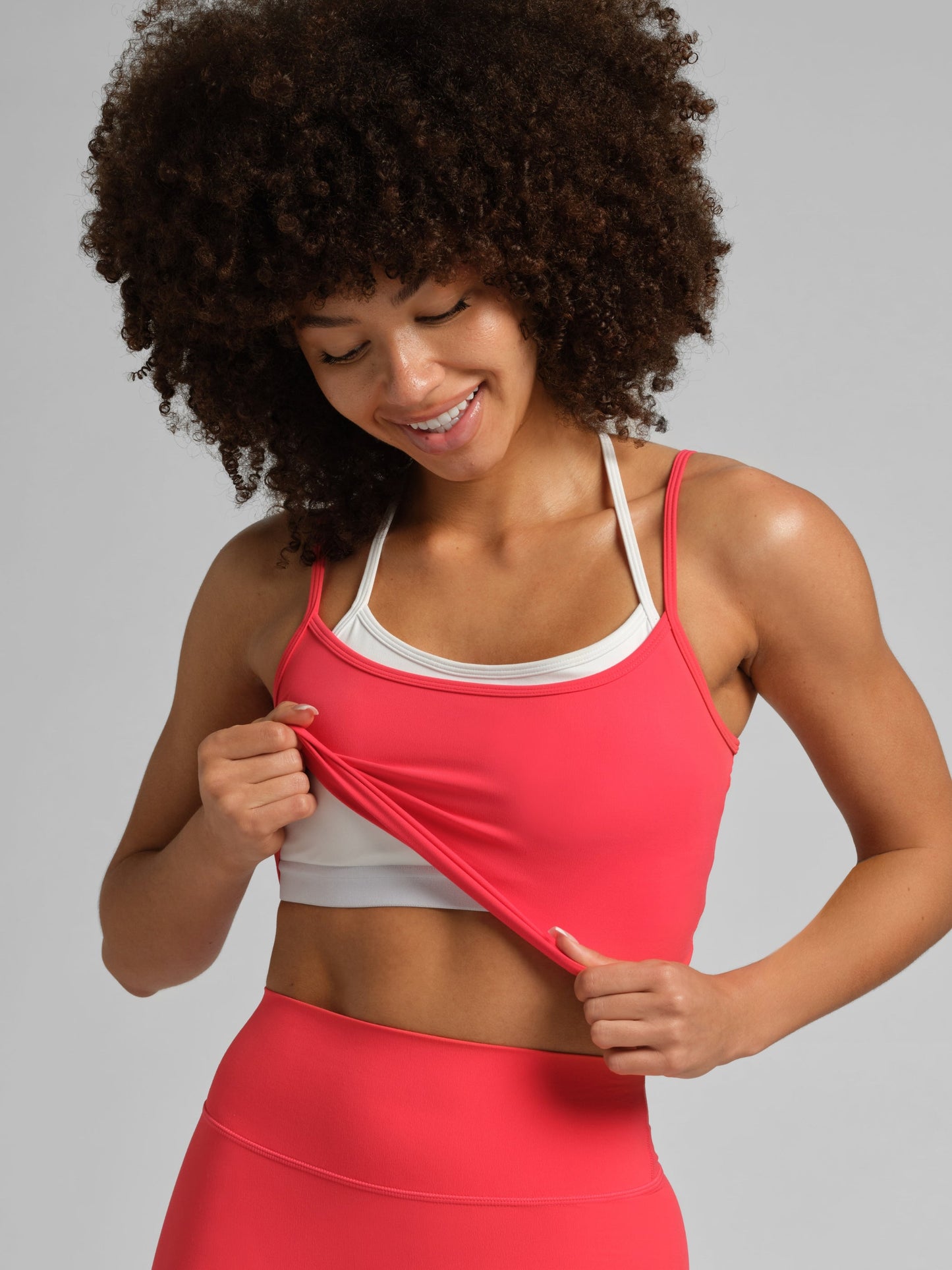 ComfrtCoreâ„?Double Layer Crop Tank