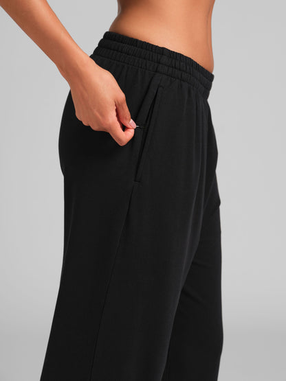 Luxe Terry Lightweight Straight Leg Pants