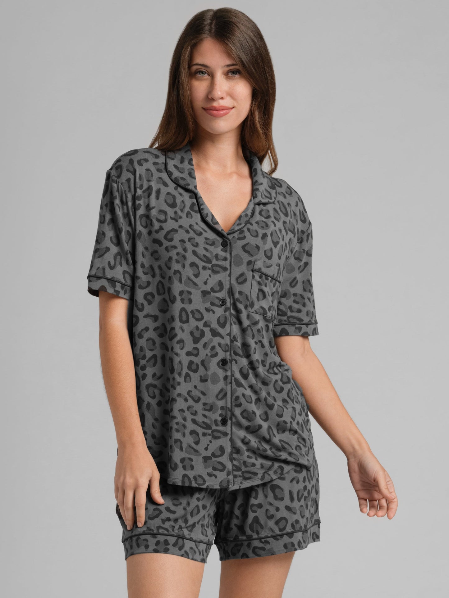 Luna Lounge Short Sleeve Short PJ Set