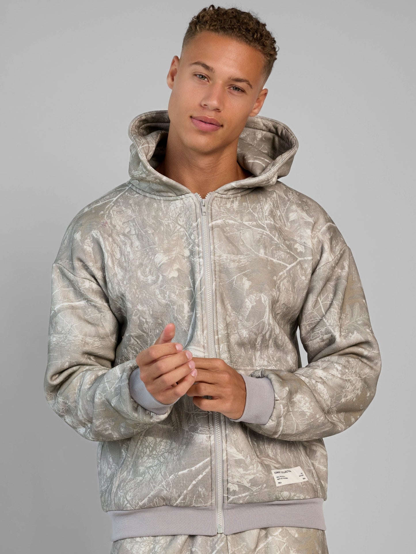 Camo Zip Hoodie