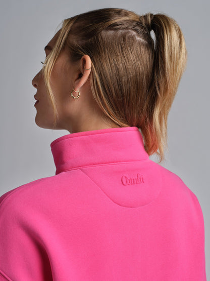 Basic Quarter Zip Mock Neck