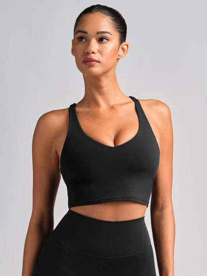ComfrtCoreâ„?V-Neck Crop Tank