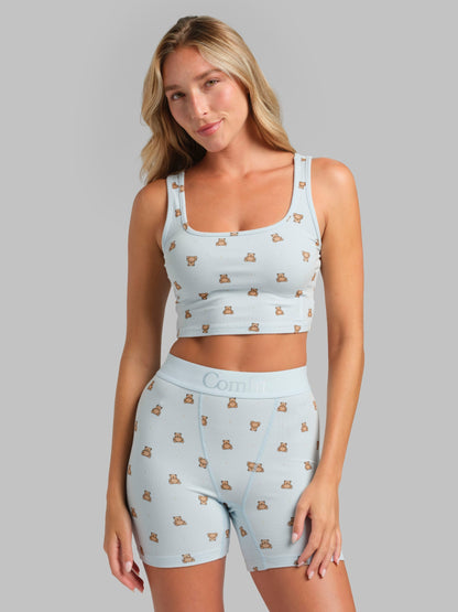 Rib Contour Crop Tank