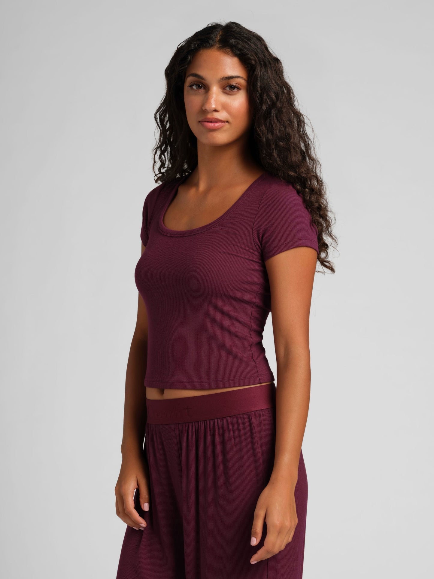 Slinky Rib Baby Tee